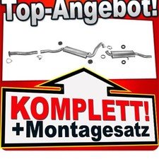 Auspuff für AUDI 80 90 1.8 2.0 2.2  Stufenheck/Coupe  Auspuffanlage