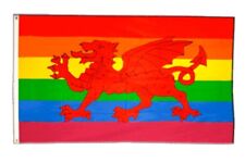 Fahne Regenbogen mit