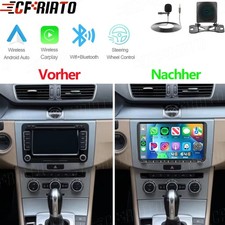 4+64GB FÜR VW PASSAT B6 B7 CC MAGOTAN Android 15 Autoradio Mit GPS Navi WIFI BT