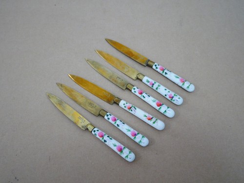 Antike obstmesser messer - 6x,