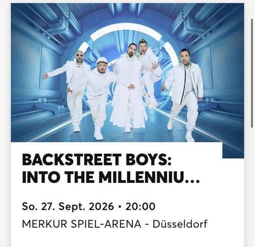 Backstreet boys tickets - backstreet,
