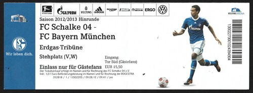 Ticket 2012 fc schalke - ticket, 2012/13
