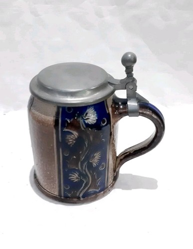Jugendstil bierkrug keramik - jugendstil, bierkrug,