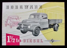 Borgward LKW 1 1/2 to Diesel 6S A4 ca1956 Deutsch Prospekt Brochure 791