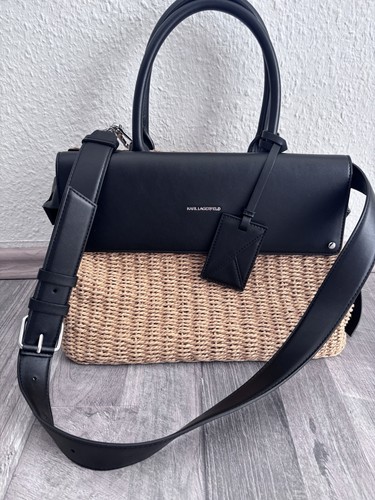 Karl lagerfeld raffia tasche - raffia,