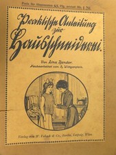 rares Antikes Modeheft um 1910, Praktische Anleitung zur Hausschneiderei, Vobach