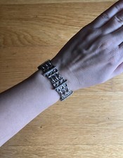 JUHLS Silber 925 Armband Modernist Brutalist Skandinavische Design 21cm 69 Gramm