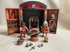Playmobil 5637, Schmiede Ritter zum mitnehmen, top! Inklusive Anleitung 