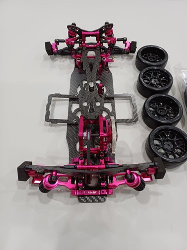 Alloy carbon car chassis - alloy,