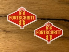 2x Fortschritt DDR Aufkleber Osten Oldtimer VEB ZT Traktor Allrad IFA Diesel 707