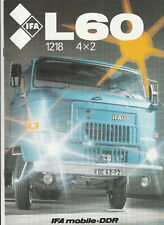DDR Prospekt IFA LKW L 60 mit 8 Seiten original