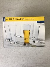 6 Bier Gläser