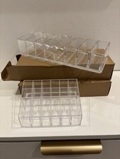 3x Acryl Organizer für
