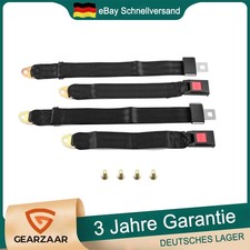2x 2-Punkt Sicherheitsgurt Beckengurt LKW Auto PKW Boot Universal Mit Schrauben