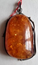 großer Bernstein Anhänger