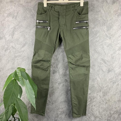 Men balmain jeans - jeans, green