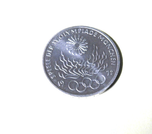 Olympia münze flamme - 10, dm
