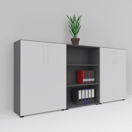 Büroschrankwand 240 breit - büroschrankwand,
