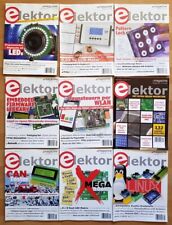 14x Elektor ab 2013 Zeitschrift Magazin Computer Chips Sammlung Paket Hefte