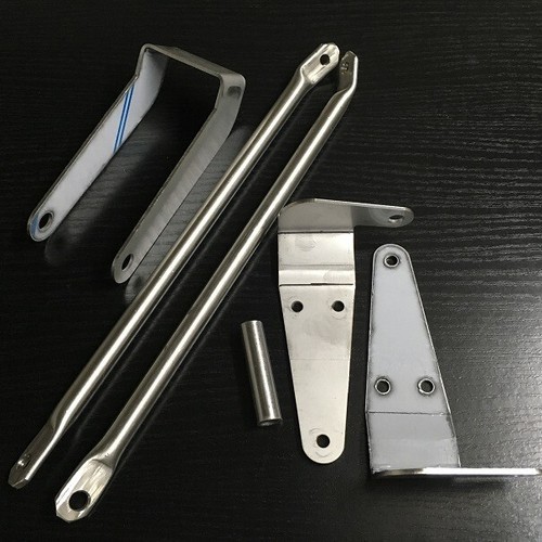 Edelstahl knieblech beinschild - edelstahl,