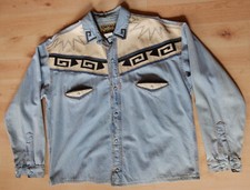 Jeanshemd verziert western - verziert,
