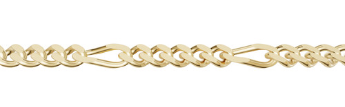 5mm figarokette diamantiert - figarokette,