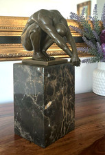 Bronzefigur athlet swimmer - athlet,