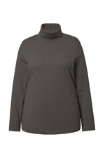 Ulla Popken Damen große Größen Shirt Rollkragen Slim Langarm 646813