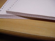 2x PC Endlospapier A4 blanko