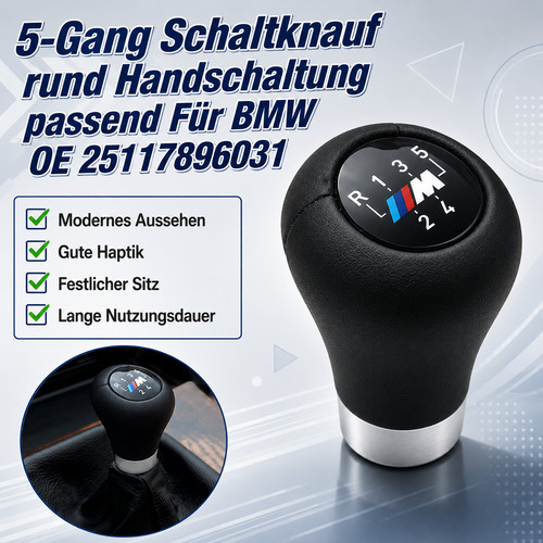 Gang schaltgriff rund - 5-gang,