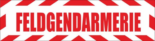 Magnetschild feldgendarmerie - magnetschild, "feldgendarmerie"