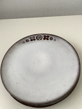 60/70-er:  3x CERAMANO FEUERKRONE   Frühstücksteller Teller  VINTAGE