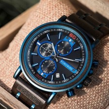 Herren Holzuhr Holz Armbanduhr