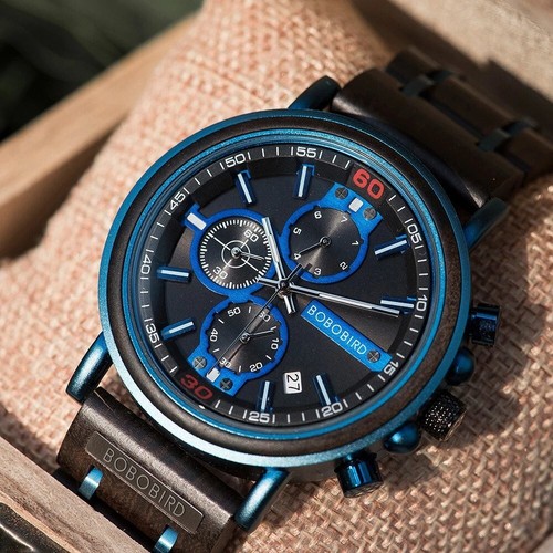 Herren holzuhr holz armbanduhr - holzuhr,