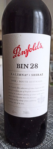 Penfolds bin kalimna shiraz - bin,