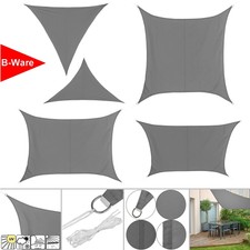 B-WARE Sonnensegel Sonnenschutz UV30+ Windschutz Schattenspender PES