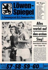 Fussball-Programmheft   71/72   RL    1860 München - 1. FC Nürnberg