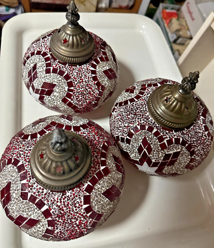 Set mosaik lampenschirm - set,
