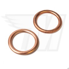 2x Universal Kupfer Dichtung