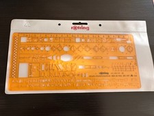 rOtring Schablone Zeichenschablone 852 737 studio-Elektrotechnik 