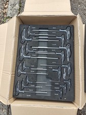 Werkstattwagen 3st Schaumeinlage 49-tlg: Schraubendreher, Inbus/Torx, Zangen