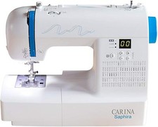 Carina Computer-Nähmaschine Nähmaschine SAPHIR, computergesteuert, 100 Programme