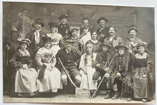 orig. Foto AK Breitbrunn Chiemsee Rosenheim Theater 1919 Speckmeier Tracht