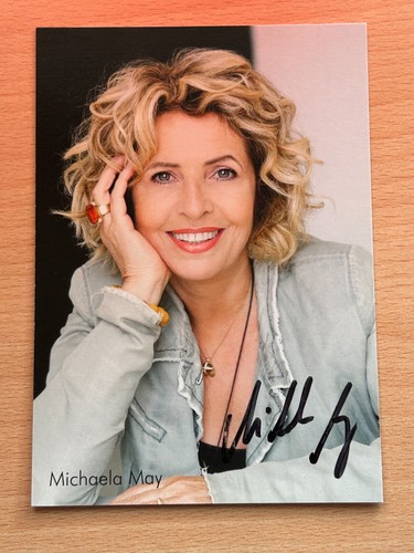 Michaela may autogrammkarte - may,