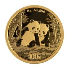 China 100 Yuan 2026 Panda Bär