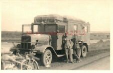 Foto, 2.WK. Wehrmacht: Im Einheitsdiesel zur Front (MB)21213