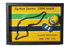 Ayrton Senna Helm 1:8 Formel1 Handmade Hommage 1.Mai 1994 Imola San Marino
