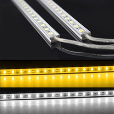Aluminium Aquarium Teichfische LED Beleuchtung Lampe Strip Leiste Netzteil