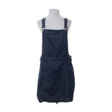 H&M Conscious, Latzkleid, Größe: 44, Blau, Baumwolle, Denim, Damen -agi