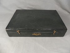 antike Besteck Schatulle Box Kasten um 1800 Biedermeier / Barock
